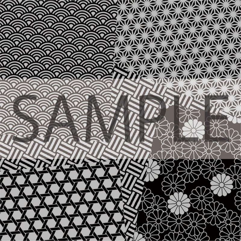 重ね小紋 千代紙 15㎝ | おりがみ屋さんドットコム