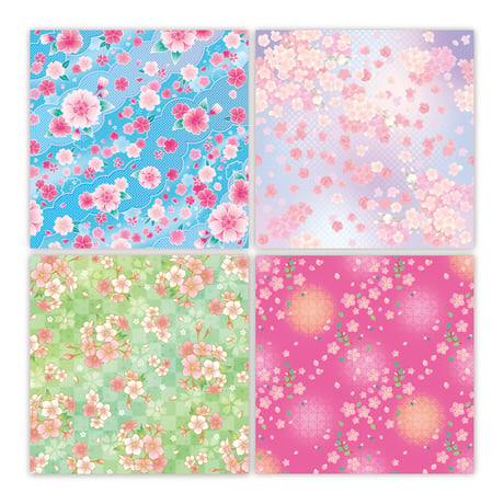 和紙千代紙　桜