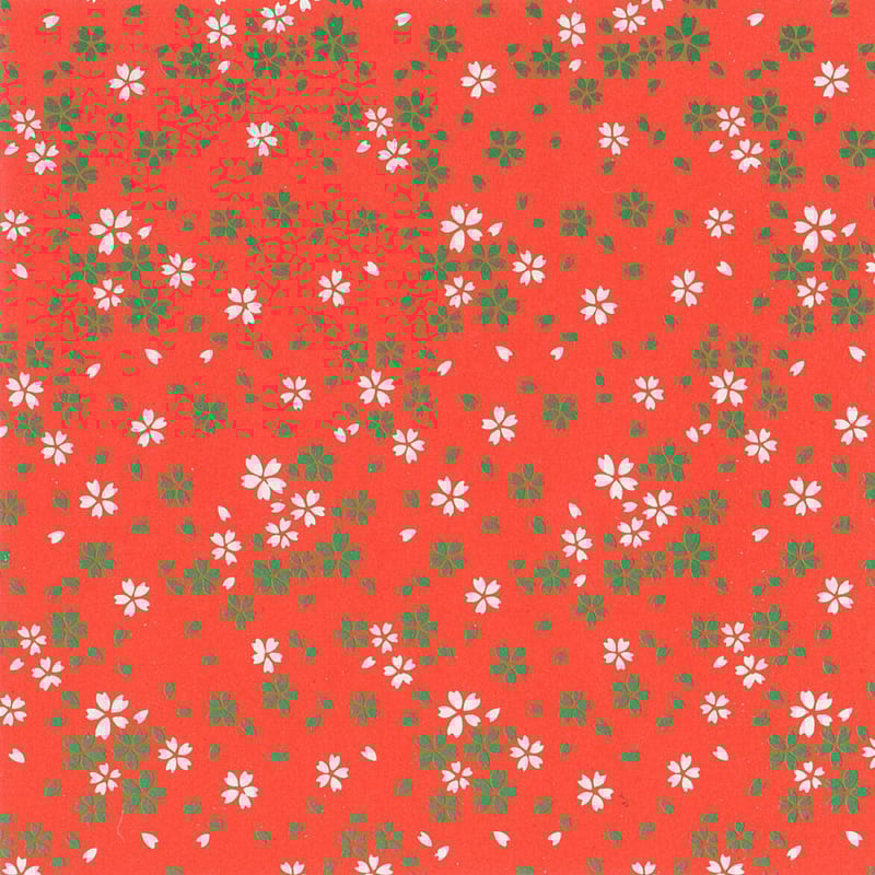 和紙千代紙（カサ） S100-21 15cm×15cm | おりがみ屋さんドットコム