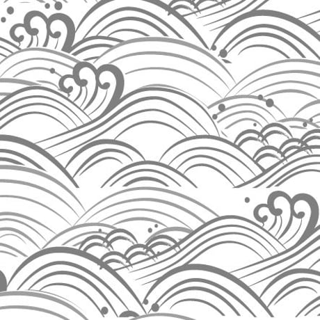 ばなな紙　青海波