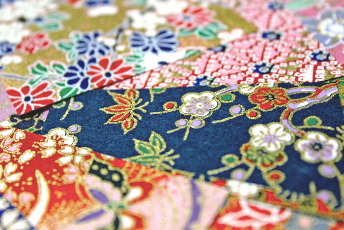 友禅千代紙30柄 7.5㎝ アソート | おりがみ屋さんドットコム