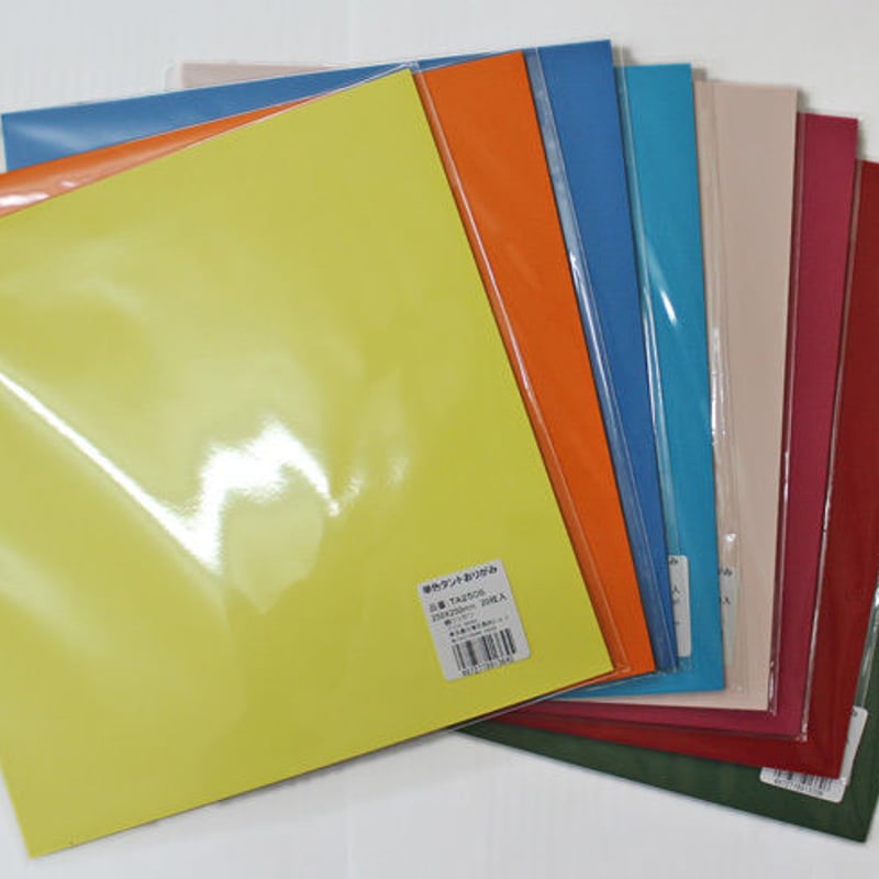 単色タントペーパー 25㎝ 20枚入 | おりがみ屋さんドットコム