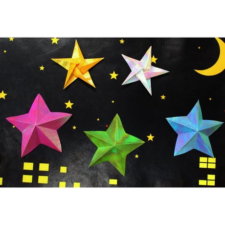オーロラパール　ネット限定　15×15cm　 20枚入（5色各4枚）
