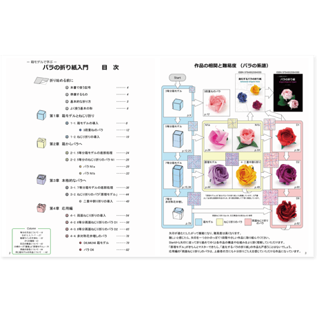 ー箱モデルで学ぶー　バラの折り紙入門　独占先行販売