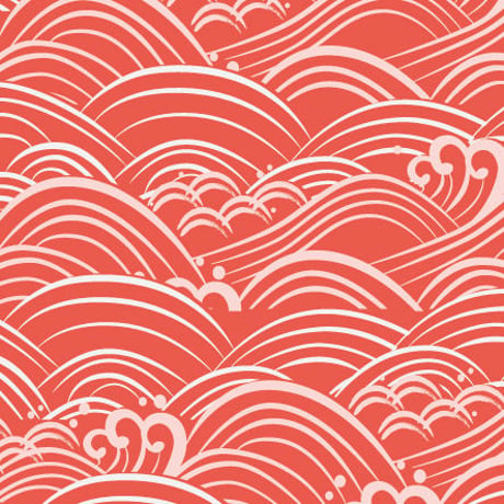 ばなな紙　青海波