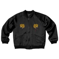 Vintage alpha remake MA-1 / Black bizarre pach