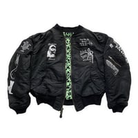 THE ADAMS&RIVER PACKING MA-1 BLACK 再構築 THE ADAMS&RIVER PACKING MA-1 BLACK 再構築