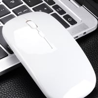 【ホワイト】 ワイヤレスマウス 充電式 2.4GHz 3DPIモード 光学式 高感度 小型 静音 省エネルギー