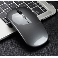 【ガンメタル】 ワイヤレスマウス 充電式 2.4GHz 3DPIモード 光学式 高感度 小型 静音 省エネルギー