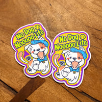 【全額寄付】NoDog NoLifeステッカーB 1枚