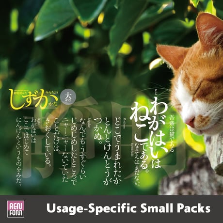 靜明朝大かな-TXT（テキスト用）L/R/M