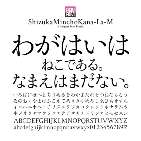靜明朝大かな-M
