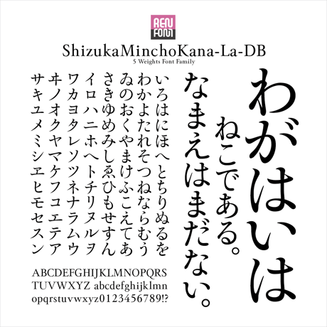 靜明朝大かな-DB
