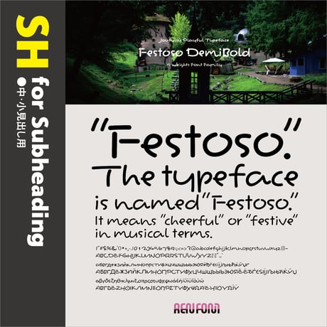 Festoso-SH（中・小見出し用）DB/B/EB