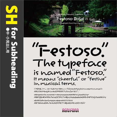 Festoso-SH（中・小見出し用）DB/B/EB