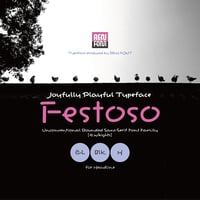 Festoso-HL（タイトル・大見出し用）EL/Blk/H