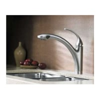 【並行輸入新品】 Kohlerフォルテ® single-control Pulloutキッチン用水栓with color-matched　 10433-CP 日本仕様アダプター付属☆送料無料☆