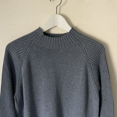 Reet Aus_ Sweater from recycle denim Blue_レディースサイズ