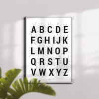 Bold Tuesday - ポスター「ABC Alphabet of Countries」