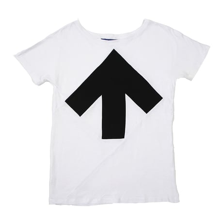 Reet Aus_ Up-Shirt Women's Black and White ( Tシャツ_レディース）