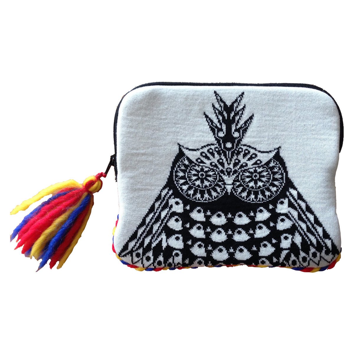 クラウス・ハーパニエミ KLAUS HAAPANIEMI フクロウ陶器製オブジェ MEDICOM TOY - KLAUS HAAPANIEMI OWL OBJECT GOLD/WHITE