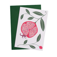 Happy Sthlm_folded card_POMEGRANATE