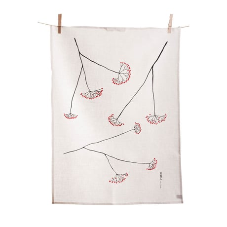 Happy Sthlm_Tea Towel_Rowanberry