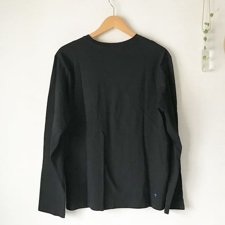 Reet Aus_ Up-Shirt Mens_Green&Black_Long sleeves ( ロングT シャツ）