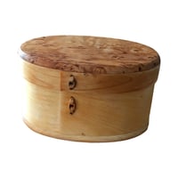 Svensk Hemslöjd_Handmade White birch round box