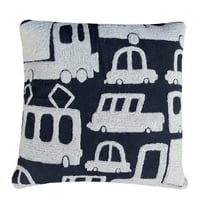 TIKAU_Brum Brum Cushion Cover Black