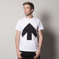 Reet Aus_ Up-Shirt  Unisex Black and White ( Tシャツ_ユニセックス）