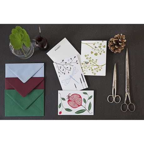 Happy Sthlm_folded card_POMEGRANATE