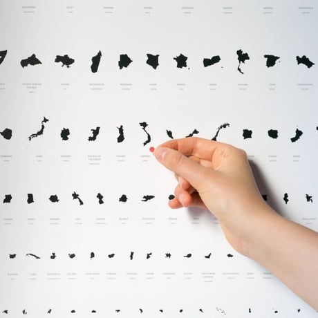 Bold Tuesday - ポスター「List of Countries by Size」