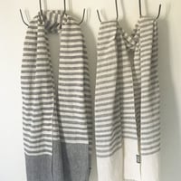 TIKAU_Scarf Stripe Organic Cotton_ (コットンスカーフ）