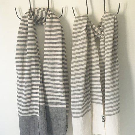 TIKAU_Scarf Stripe Organic Cotton_ (コットンスカーフ）