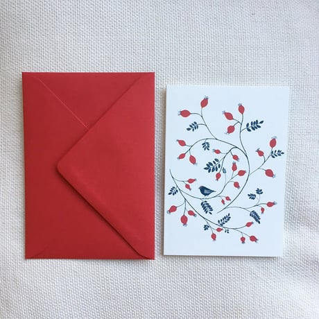 Happy Sthlm_folded card_ROSE HIP