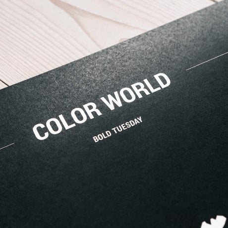 Bold Tuesday - ポスター「Color Your World」