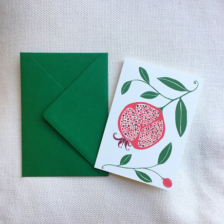 Happy Sthlm_folded card_POMEGRANATE