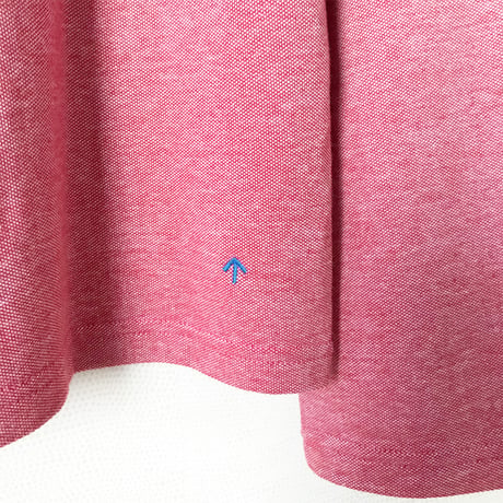 Reet Aus_ Up-Shirt Mens_Red&Blue_Long sleeves ( ロングT シャツ）