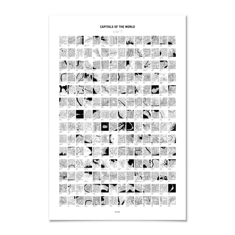 Bold Tuesday - ポスター「Capitals of The World」