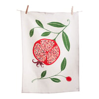 Happy Sthlm_Tea Towel_POMEGRANATE