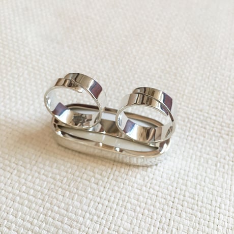 SÄGEN_Berså Double Ring ( リング_フリーサイズ）