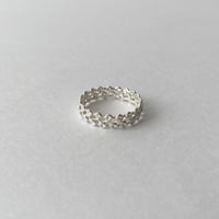 lace eternity ring (silver)---296