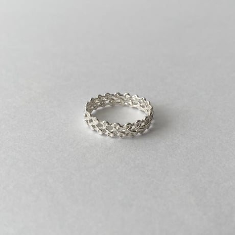 lace eternity ring (silver)---296