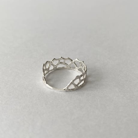 lace arabesque ring(silver)---209
