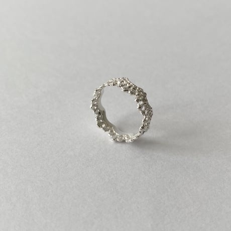 lace grain ring (silver)---297