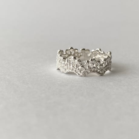lace grain ring (silver)---297
