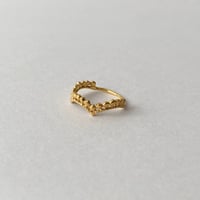 lace small dot ring (gold)---245