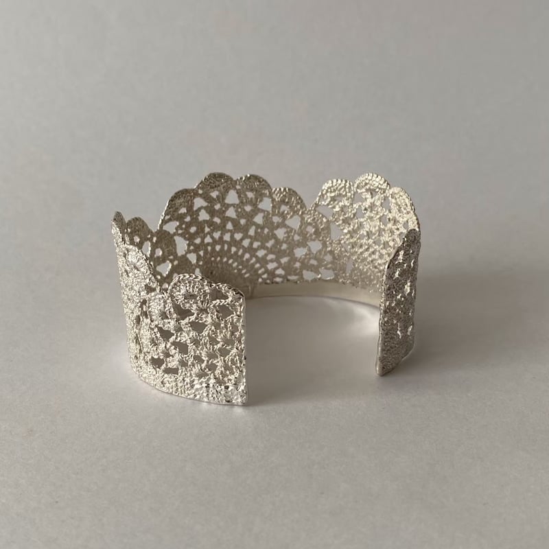antique lace bangle (silver)---340 | flavour