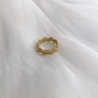 lace grain ring (gold)---297